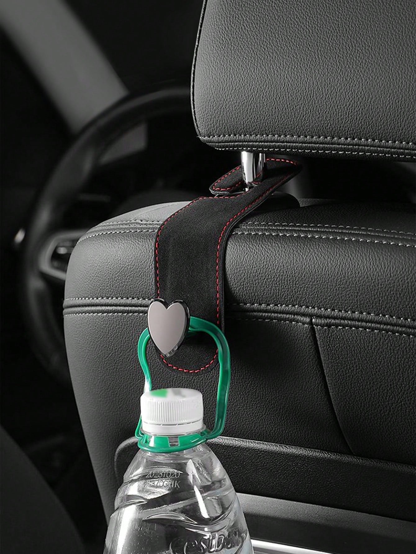Multifunctional Heart-Shaped Metal Car Headrest Hook (1/2pcs)| Universal Back Seat Hanging Rack| Car Interior Storage Accessory| Can Hang Handbags, Shopping Bags, Umbrellas| Women's & Men's Car Se