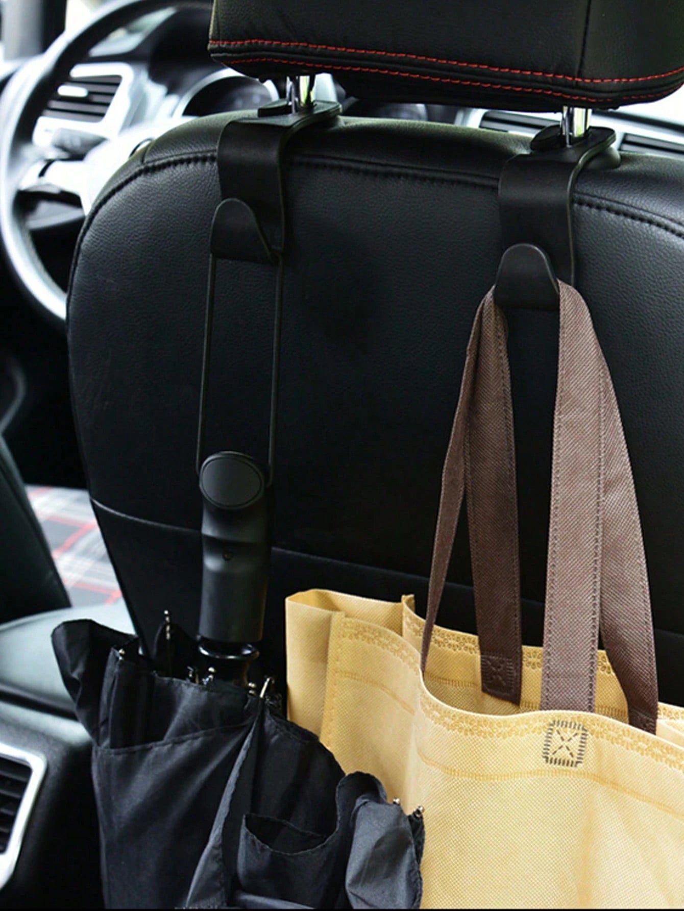 Multifunctional Heart-Shaped Metal Car Headrest Hook (1/2pcs)| Universal Back Seat Hanging Rack| Car Interior Storage Accessory| Can Hang Handbags, Shopping Bags, Umbrellas| Women's & Men's Car Se