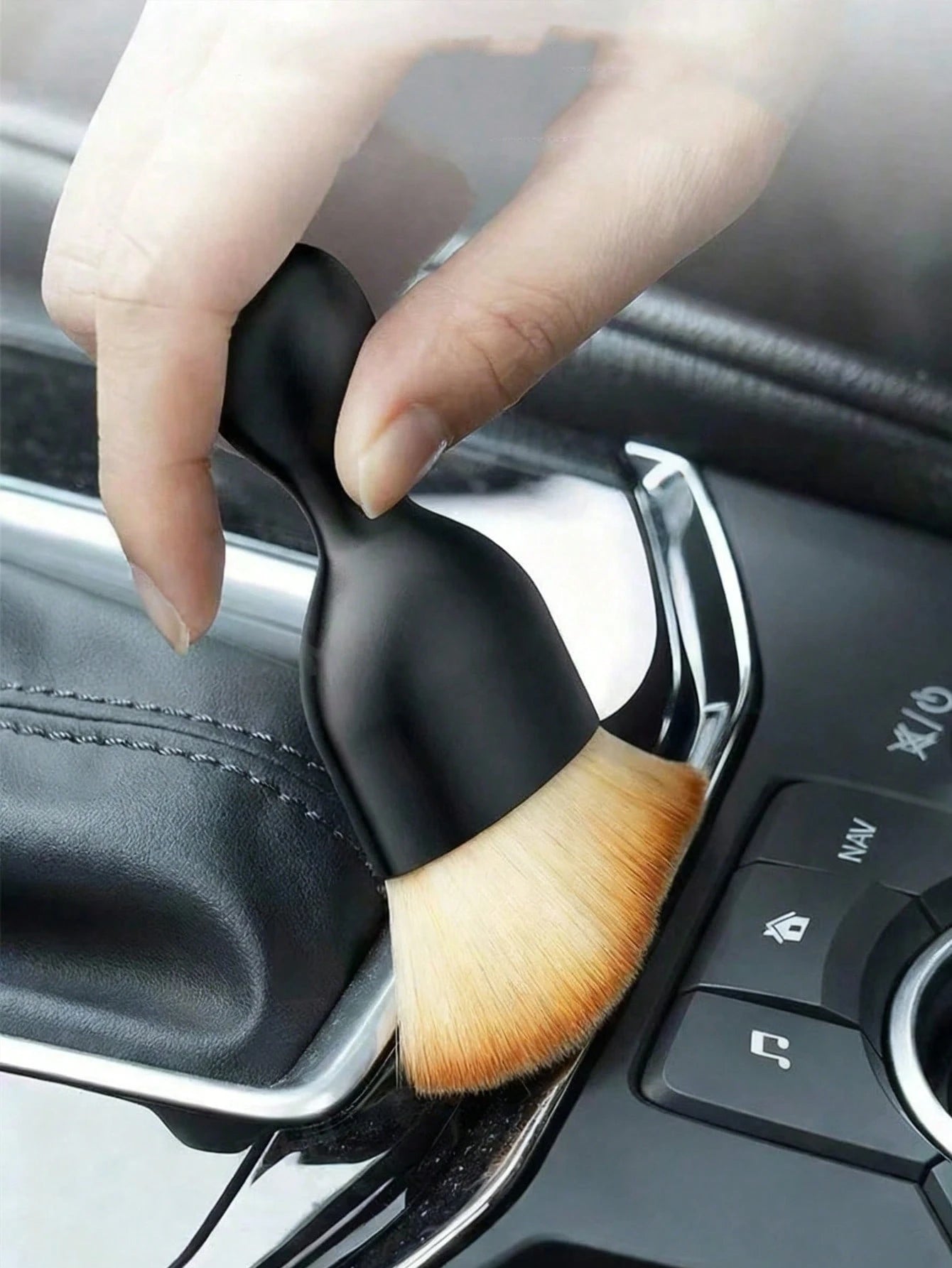 Nano Fiber Soft Cleaning Brush, Multipurpose Gentle Cleaner For Car, Keyboard, Crevices, Desk, Car Interior And More