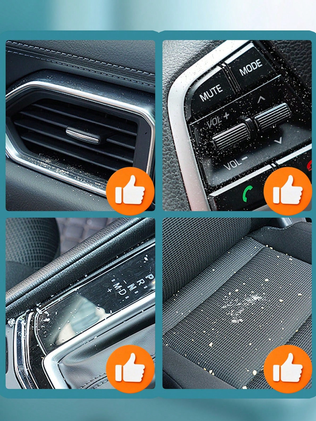 Nano Fiber Soft Cleaning Brush, Multipurpose Gentle Cleaner For Car, Keyboard, Crevices, Desk, Car Interior And More