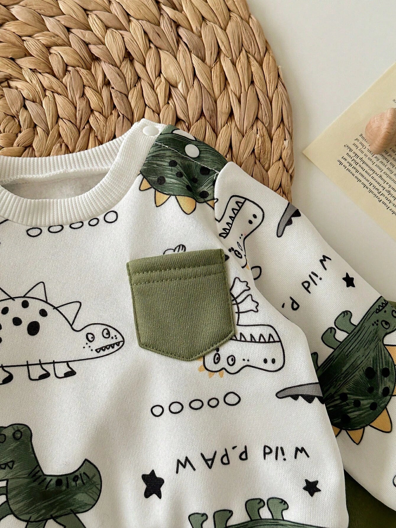 New Born Baby Cartoon Bear Print Long Sleeve Sweatshirt And Pants Casual Cute Kawaii Set Family Matching Navy And White Navy Blue Autumn