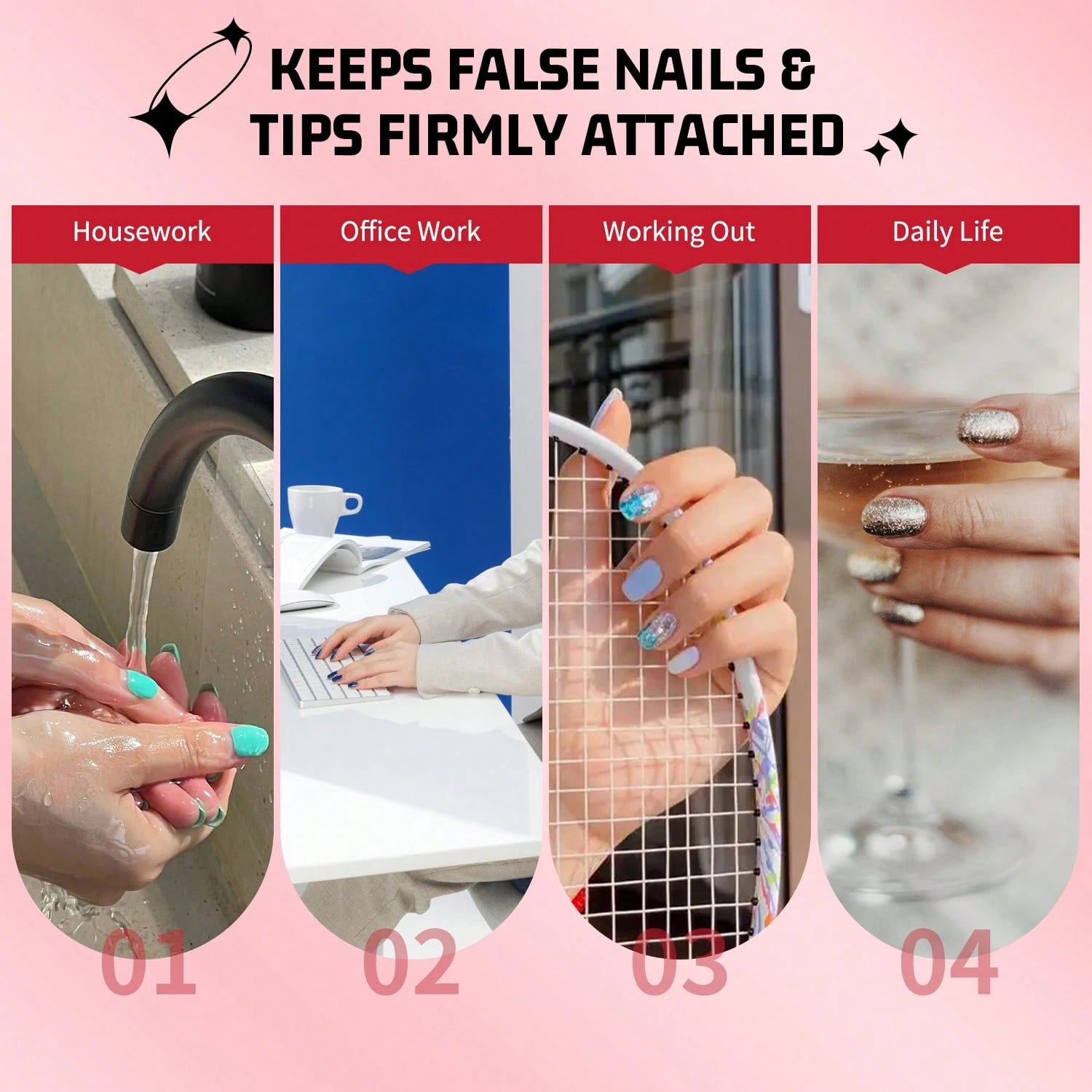 New Quick Dry Upgraded Version 10g Semi-Solid Nail Glue With 10g Remover, Press On Nail Tips, No UV Lamp Required, Long Lasting False Acrylic Nail Kit Glue Gel