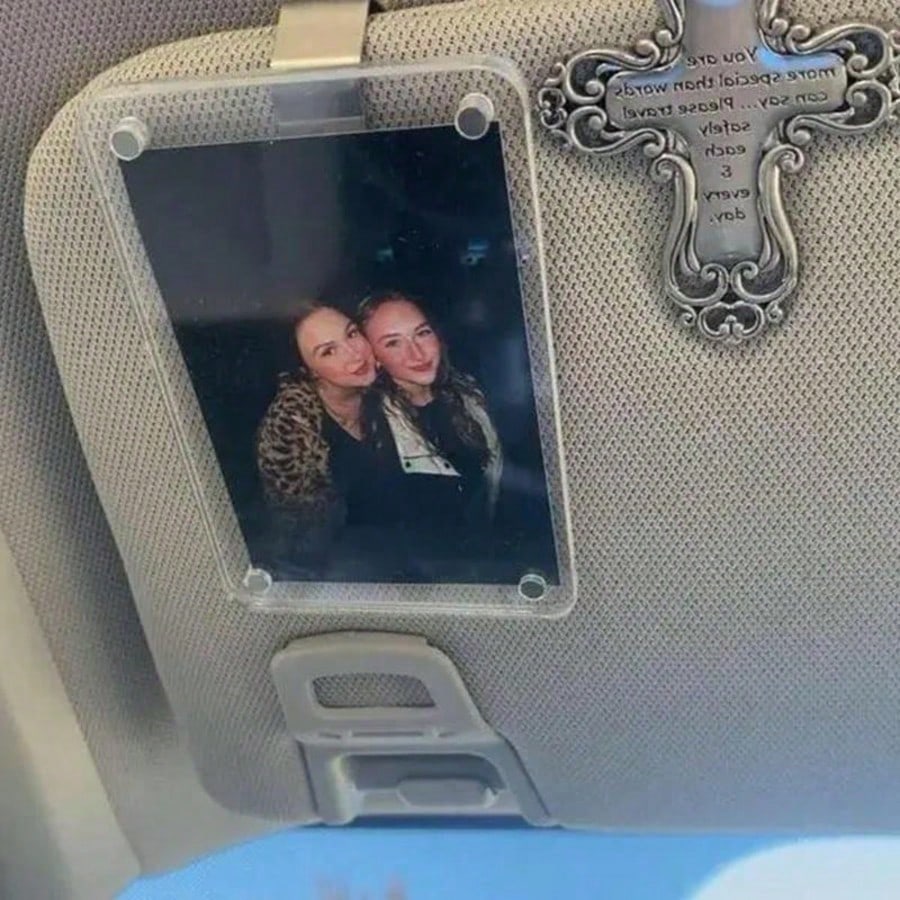 New Universal Acrylic Magnetic Photo Clips, Refrigerator Magnets, Transparent Magnetic Instant Camera Photo Frames, Car Rearview Mirror Photo Clips, Personalized DIY Car Decor Photo Frames, Couples Gi
