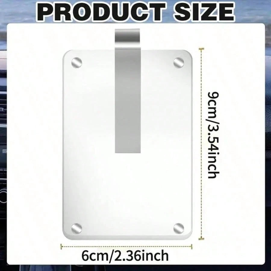 New Universal Acrylic Magnetic Photo Clips, Refrigerator Magnets, Transparent Magnetic Instant Camera Photo Frames, Car Rearview Mirror Photo Clips, Personalized DIY Car Decor Photo Frames, Couples Gi