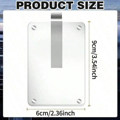 New Universal Acrylic Magnetic Photo Clips, Refrigerator Magnets, Transparent Magnetic Instant Camera Photo Frames, Car Rearview Mirror Photo Clips, Personalized DIY Car Decor Photo Frames, Couples Gi