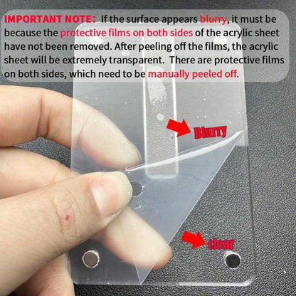 New Universal Acrylic Magnetic Photo Clips, Refrigerator Magnets, Transparent Magnetic Instant Camera Photo Frames, Car Rearview Mirror Photo Clips, Personalized DIY Car Decor Photo Frames, Couples Gi