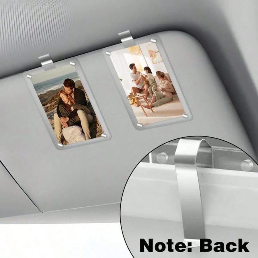 New Universal Acrylic Magnetic Photo Clips, Refrigerator Magnets, Transparent Magnetic Instant Camera Photo Frames, Car Rearview Mirror Photo Clips, Personalized DIY Car Decor Photo Frames, Couples Gi