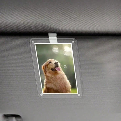 New Universal Acrylic Magnetic Photo Clips, Refrigerator Magnets, Transparent Magnetic Instant Camera Photo Frames, Car Rearview Mirror Photo Clips, Personalized DIY Car Decor Photo Frames, Couples Gi