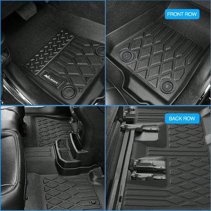 Nilight Luxury TPE Floor Mats Compatible With Audi A5 2025, Waterproof Anti-Slip Car Interior Decor, All Season Floor Liners