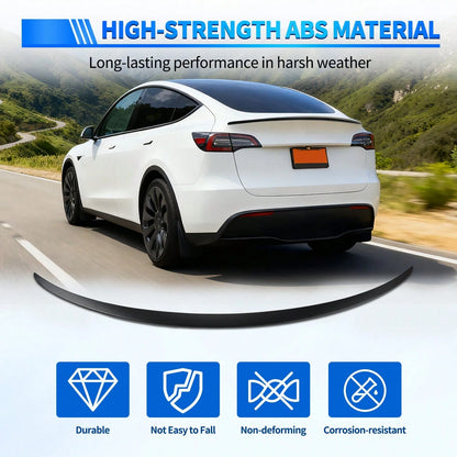 Nilight Rear Trunk Spoiler Compatible With Tesla Model Y 2020-2024, Matte Black Performance Ducktail Wing, ABS Exterior Body Styling Accessories