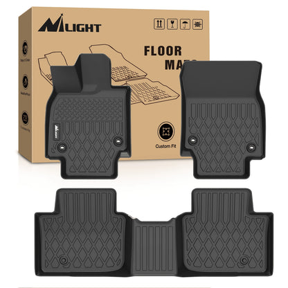 Nilight TPE Floor Mats Compatible With Toyota Crown 2023-2025 Luxury TPE Car Floor Mats Custom Fit Waterproof All Weather Floor Liners Dirt Resistant Non Slip Interior Accessories