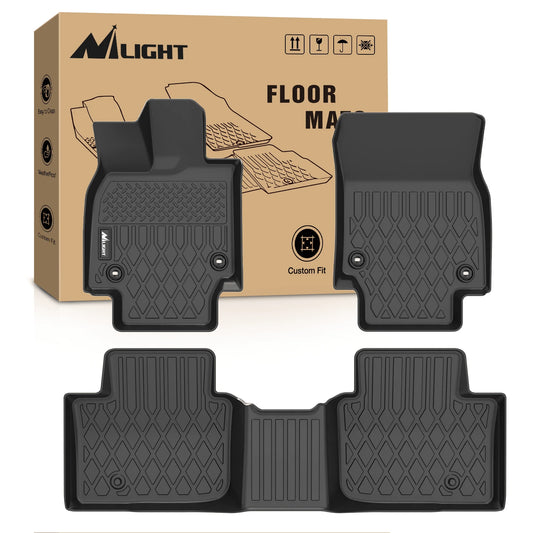 Nilight TPE Floor Mats Compatible With Toyota Crown 2023-2025 Luxury TPE Car Floor Mats Custom Fit Waterproof All Weather Floor Liners Dirt Resistant Non Slip Interior Accessories