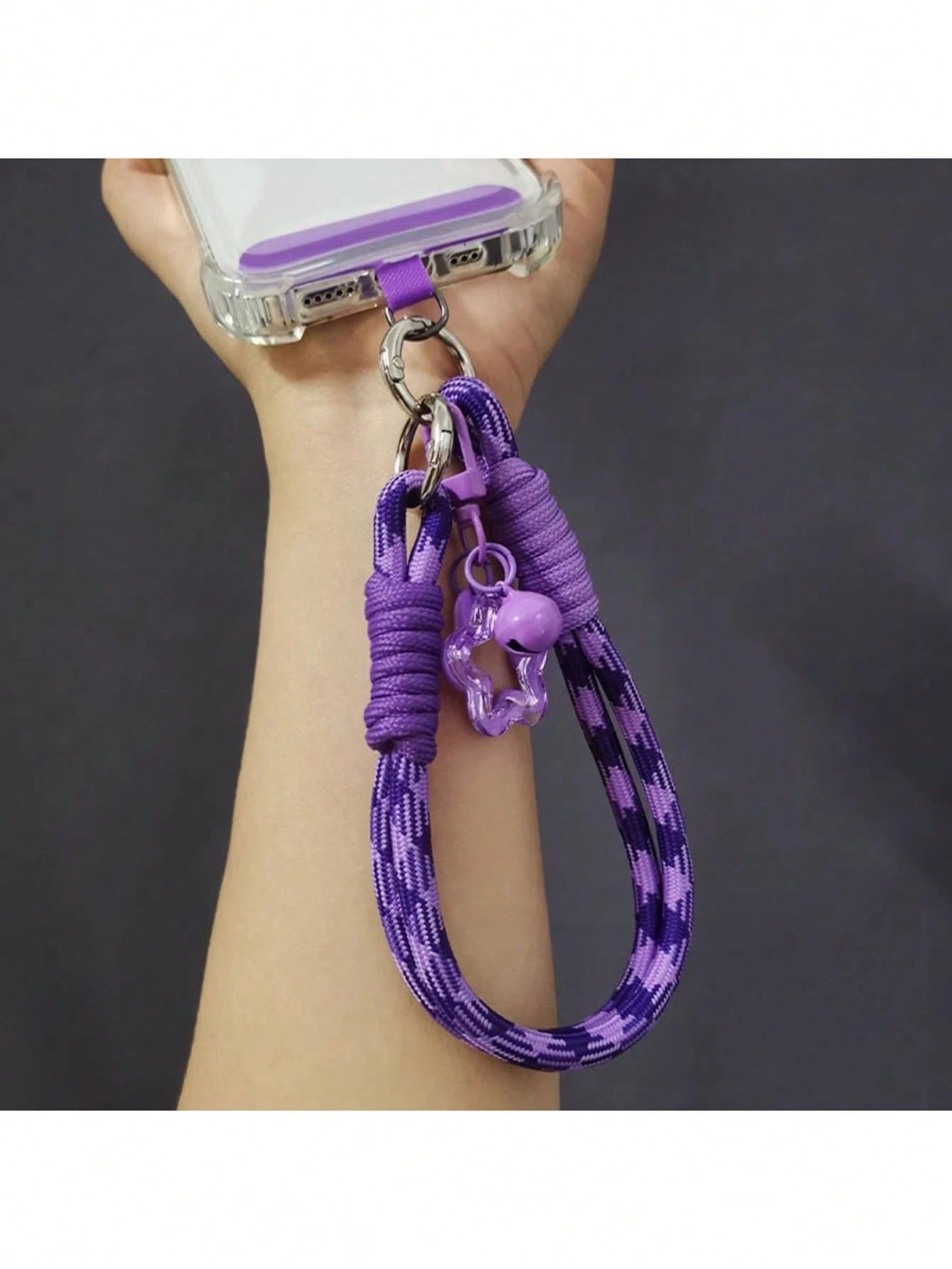 Nylon Wrist Strap, Suitable For Phone Cases, Universal Clip-On Lanyard, Woven Cord Wrist Strap With Charms, Suitable For Women, Shopping Anti-Drop Pendant Accessory Gifts For Mother, Family, Friends