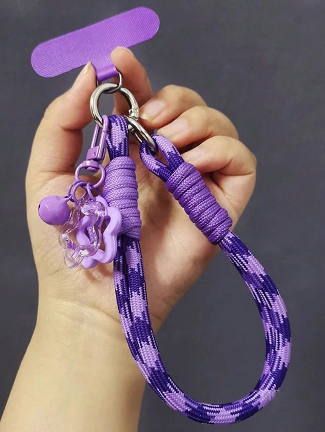 Nylon Wrist Strap, Suitable For Phone Cases, Universal Clip-On Lanyard, Woven Cord Wrist Strap With Charms, Suitable For Women, Shopping Anti-Drop Pendant Accessory Gifts For Mother, Family, Friends