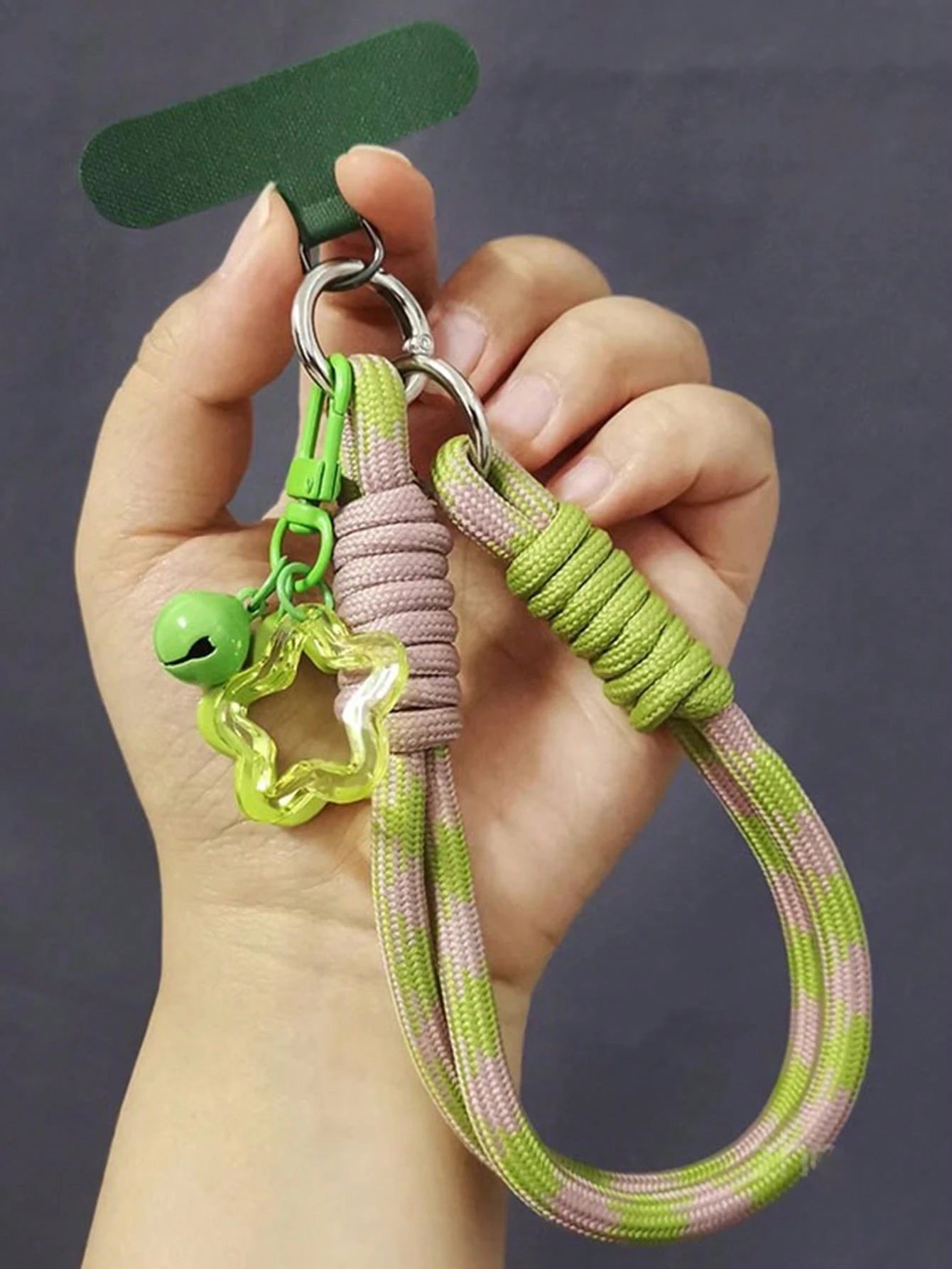 Nylon Wrist Strap, Suitable For Phone Cases, Universal Clip-On Lanyard, Woven Cord Wrist Strap With Charms, Suitable For Women, Shopping Anti-Drop Pendant Accessory Gifts For Mother, Family, Friends