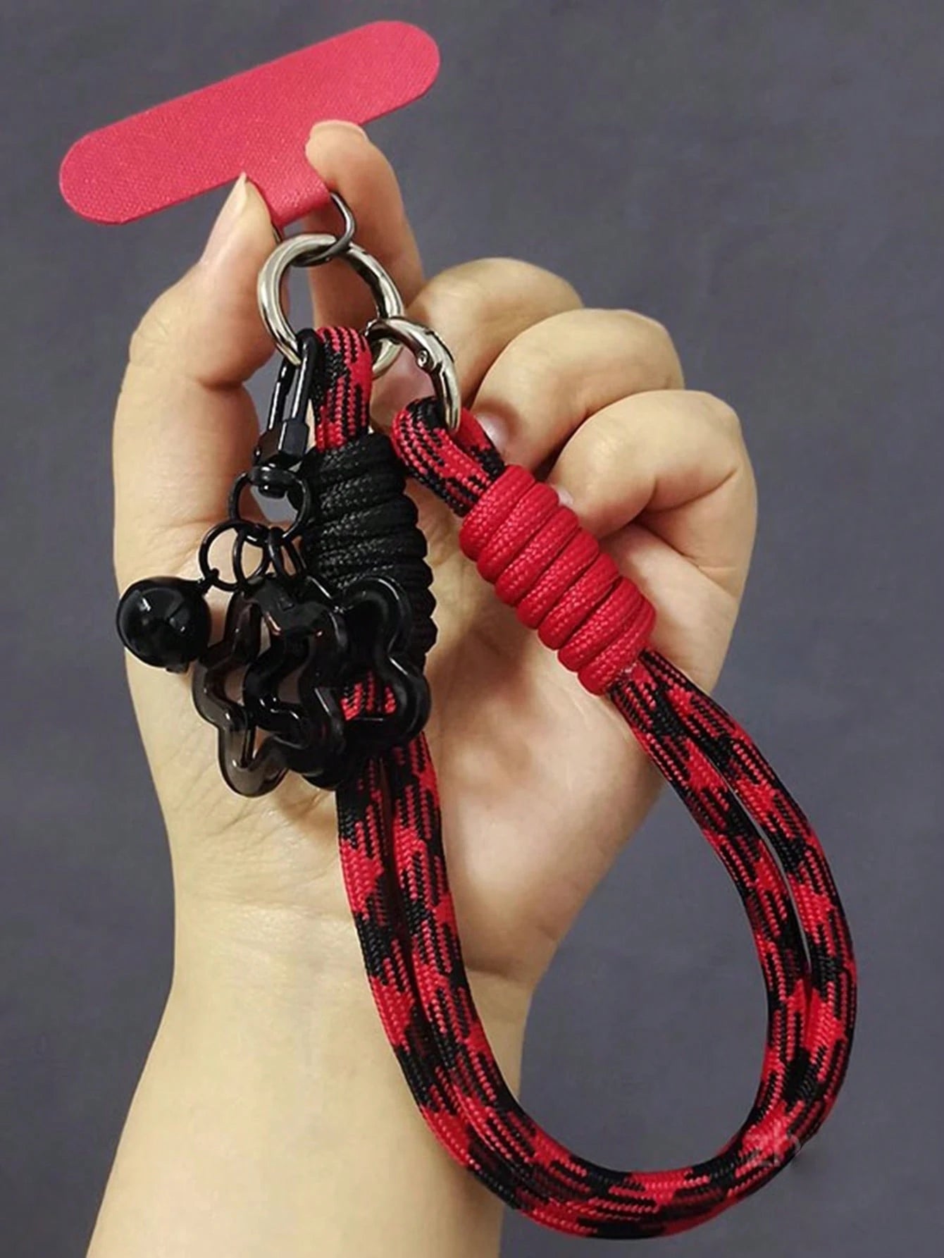 Nylon Wrist Strap, Suitable For Phone Cases, Universal Clip-On Lanyard, Woven Cord Wrist Strap With Charms, Suitable For Women, Shopping Anti-Drop Pendant Accessory Gifts For Mother, Family, Friends