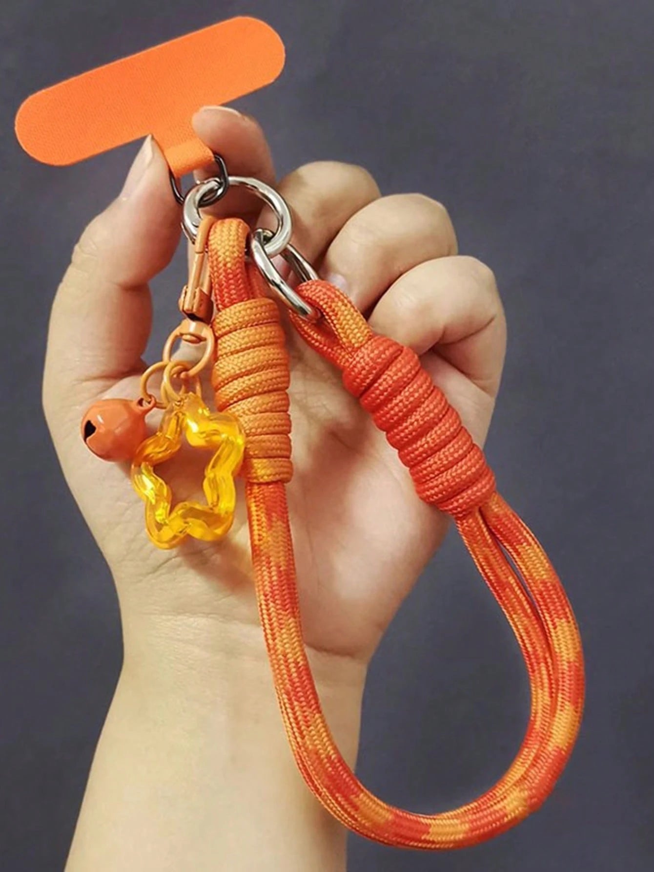 Nylon Wrist Strap, Suitable For Phone Cases, Universal Clip-On Lanyard, Woven Cord Wrist Strap With Charms, Suitable For Women, Shopping Anti-Drop Pendant Accessory Gifts For Mother, Family, Friends