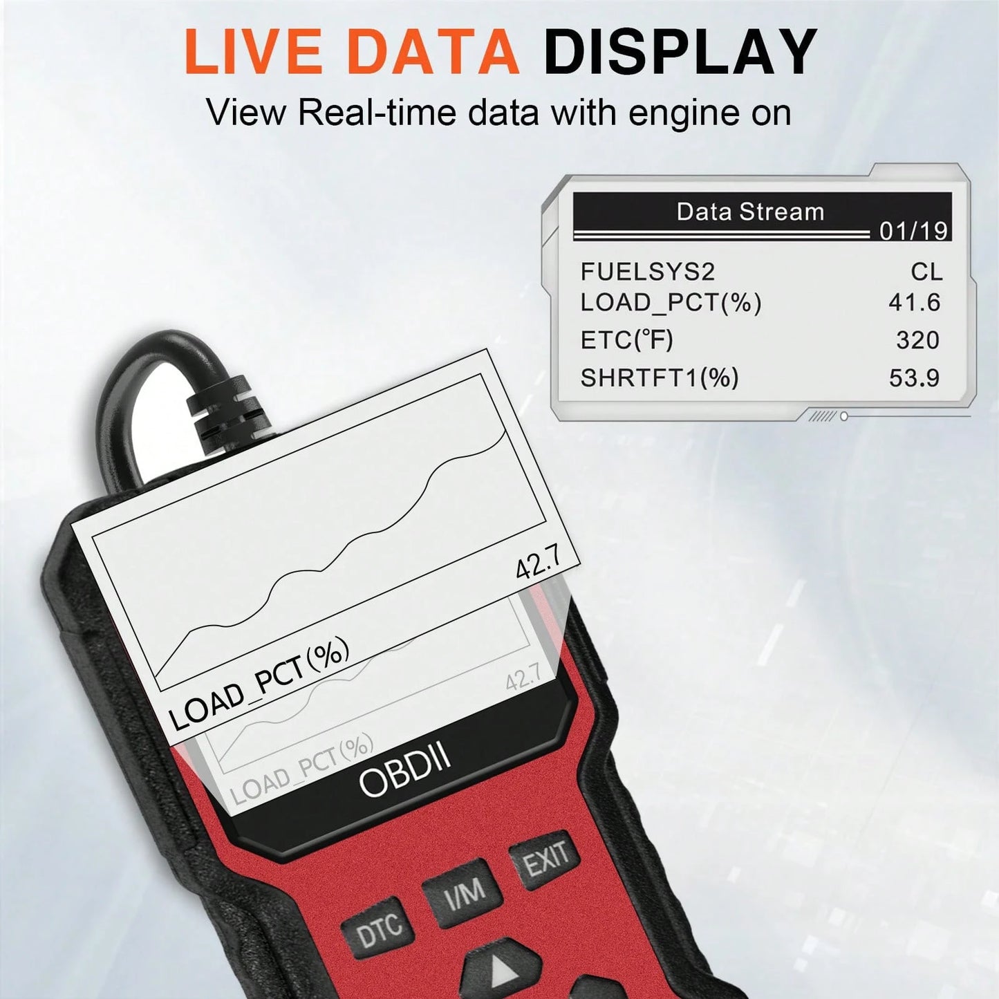 OBD2 Scanner Code Reader Engine Fault Scanner CAN Diagnostic Scan Tool For All OBD II Protocol Cars Since 1996