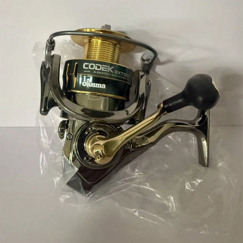 Okuma Rotary Reel 18KG Resistance 13+1 Ball Bearing Sea Fishing Spinning Wheel Type Metal Wire Cup Sub Fish Wire Wheel