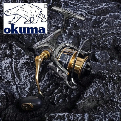 Okuma Rotary Reel 18KG Resistance 13+1 Ball Bearing Sea Fishing Spinning Wheel Type Metal Wire Cup Sub Fish Wire Wheel