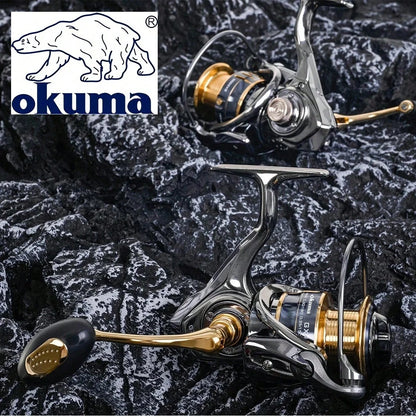 Okuma Rotary Reel 18KG Resistance 13+1 Ball Bearing Sea Fishing Spinning Wheel Type Metal Wire Cup Sub Fish Wire Wheel