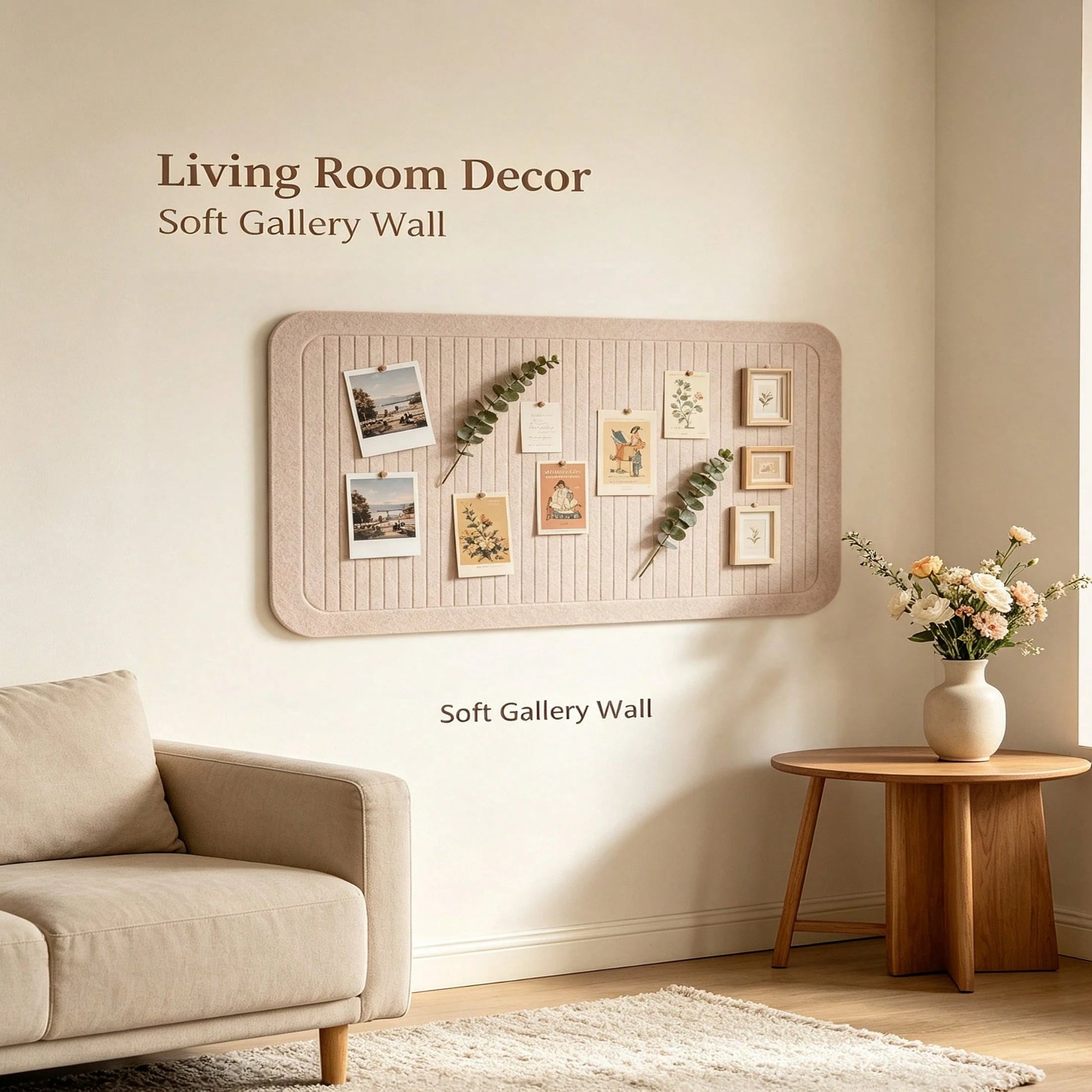 One No-Drilling Vertical-Groove Felt Board: Perfect For Photo Wall Displays, Student Memos, Office & Classroom Bulletins. Supports Notes, Photos, Posters & DIY Decor. Ideal For Multi-Scene Use