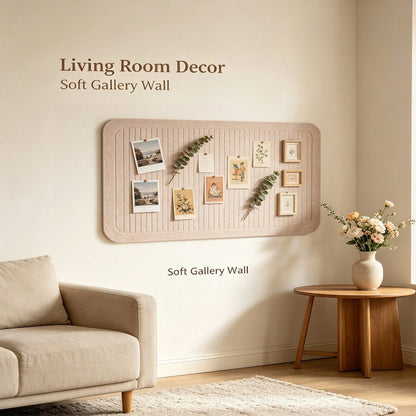 One No-Drilling Vertical-Groove Felt Board: Perfect For Photo Wall Displays, Student Memos, Office & Classroom Bulletins. Supports Notes, Photos, Posters & DIY Decor. Ideal For Multi-Scene Use