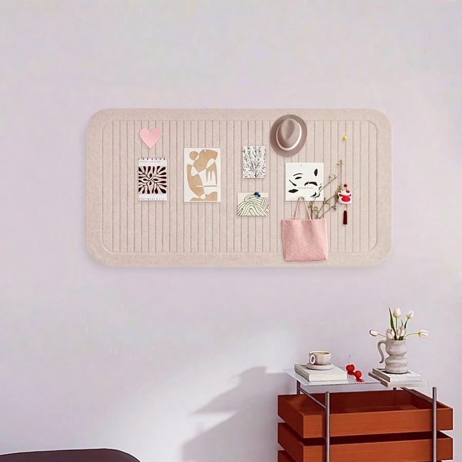 One No-Drilling Vertical-Groove Felt Board: Perfect For Photo Wall Displays, Student Memos, Office & Classroom Bulletins. Supports Notes, Photos, Posters & DIY Decor. Ideal For Multi-Scene Use