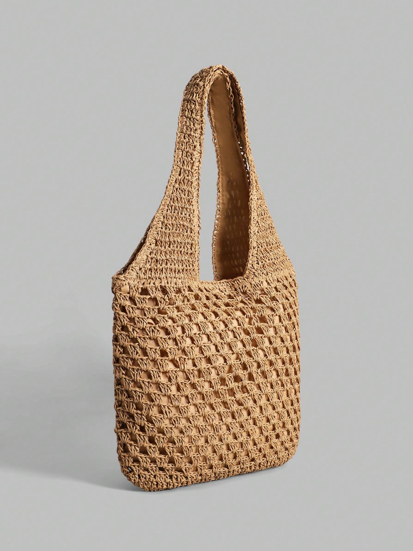 Ontre Vacation Casual Versatile Hollow Straw Shoulder Bag
