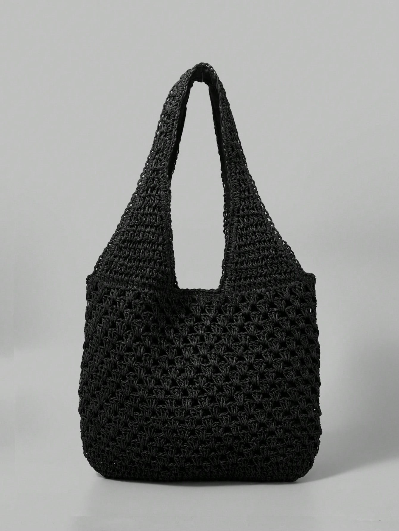 Ontre Vacation Casual Versatile Hollow Straw Shoulder Bag