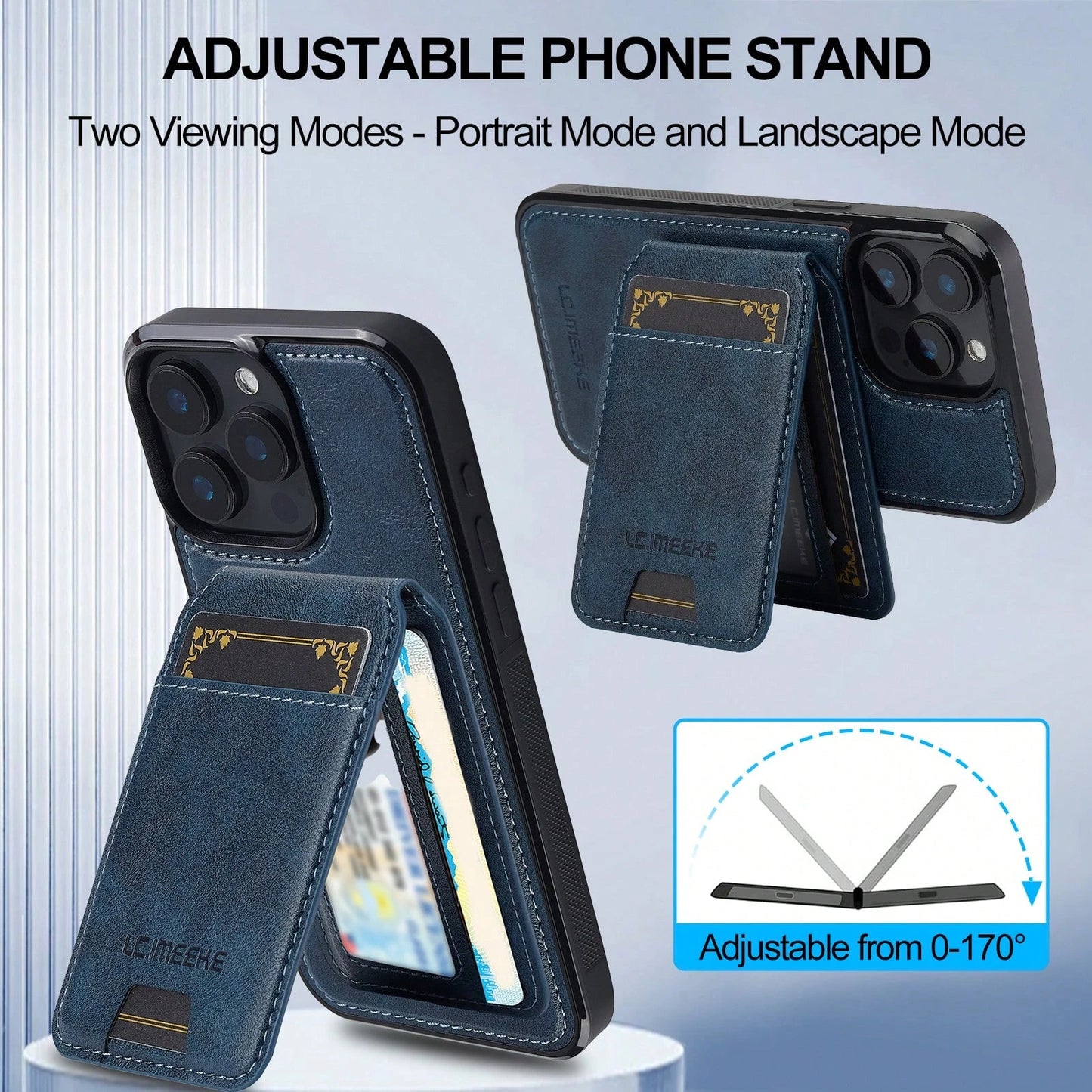 OUKNOEO Detachable Magnetic Wireless Charging Faux Leather Case Compatible With IPhone 18 17e Air 16e 15 14 13 Pro Max S26 S25 Edge S24 UItra Plus A37 A57 Pixel 11 Pro XL 10A 9A 8 7 With Card Box 3 Ca