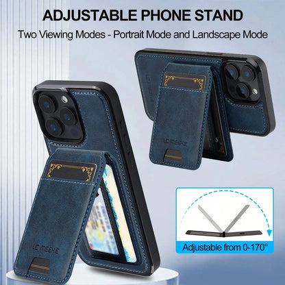 OUKNOEO Detachable Magnetic Wireless Charging Faux Leather Case Compatible With IPhone 18 17e Air 16e 15 14 13 Pro Max S26 S25 Edge S24 UItra Plus A37 A57 Pixel 11 Pro XL 10A 9A 8 7 With Card Box 3 Ca