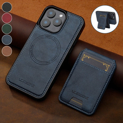 OUKNOEO Detachable Magnetic Wireless Charging Faux Leather Case Compatible With IPhone 18 17e Air 16e 15 14 13 Pro Max S26 S25 Edge S24 UItra Plus A37 A57 Pixel 11 Pro XL 10A 9A 8 7 With Card Box 3 Ca
