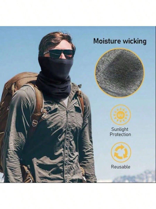 Outdoor Sunscreen Multifunctional Headwear, High Elasticity Moisture-Wicking Lightweight Breathable Windproof Dustproof, Suitable For Men And Women Hiking, Cycling, Camping, Fishing, Traveling And Oth