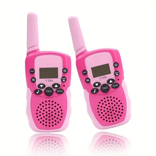 Parent-Child Walkie-Talkies: Easy Communication, Lightweight And Cartoon-Themed Design, Perfect For Outdoor Camping And Adventures, With Clear Sound Quality, Interference Resistance, And Long Battery