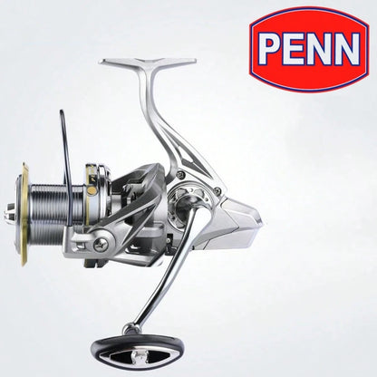 PENN Metal NGK8000-14000 Spinning Reel 4.8:1 6+1BB 25KG Max Drag Long Cast Powerful Saltwater Surf Spinning Fishing Reel