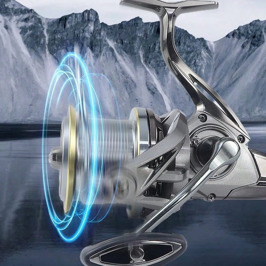 PENN Metal NGK8000-14000 Spinning Reel 4.8:1 6+1BB 25KG Max Drag Long Cast Powerful Saltwater Surf Spinning Fishing Reel