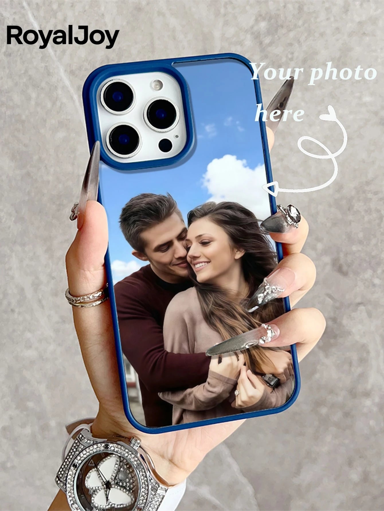 Personalized Customized Photo Phone Case, Suitable For IPhone 16E/15PROMAX/14PLUS/13MIN/12PRO/46 Pro Max/XR/XS Max/X/XS Hard Acrylic Phone Case,Suitable For Galaxy S25 S24 S23 S22 Ultra Plus FE Soft E