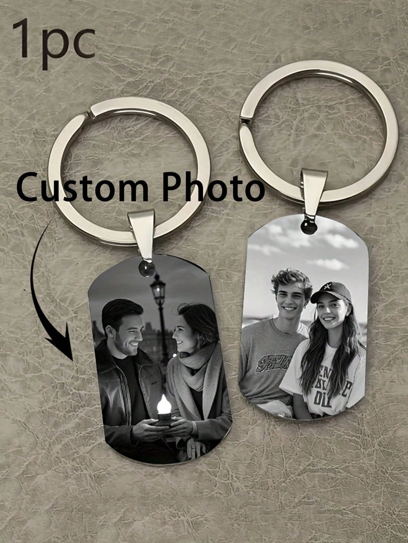 Personalized Photo, Anniversary Gift, Halloween Decoration, Backpack Pendant, Birthday Gift, Valentine's Day, Mother's Day, Graduation, Christmas Gift, Rose Gold, Platinum, Suitable For College Studen