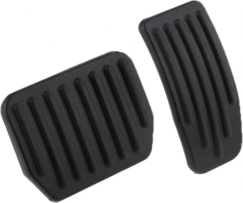 PETCHOR Auto Aluminum Pedal Covers Accessories, Non-Slip Performance Foot Pedal Pads Set, Brake Accelerator Pedal Covers Compatible With Tesla