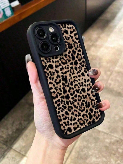 Phonecase,Gifts Women,Cheetah Print New Leopard Pattern Anti-Drop Cell Phone Compatible With 11 12 13 14 15 16 Pro With Lens Waterproof Shockproof Scratch Resistant Gifts,Men Giftslong Sleeve Tops
