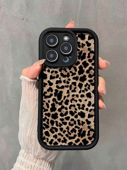 Phonecase,Gifts Women,Cheetah Print New Leopard Pattern Anti-Drop Cell Phone Compatible With 11 12 13 14 15 16 Pro With Lens Waterproof Shockproof Scratch Resistant Gifts,Men Giftslong Sleeve Tops