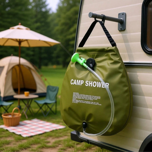 Portable Camping Shower Bag- Durable Outdoor Shower With Adjustable Hose, Lightweight And Easy To Store, Camping, Beach, RV, And Backyard Use, Enjoy A Shower Anytime, Camping Shower| Adjustable Hose