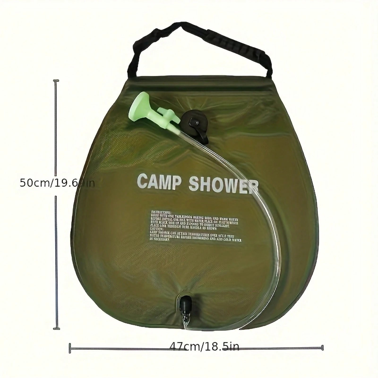 Portable Camping Shower Bag- Durable Outdoor Shower With Adjustable Hose, Lightweight And Easy To Store, Camping, Beach, RV, And Backyard Use, Enjoy A Shower Anytime, Camping Shower| Adjustable Hose