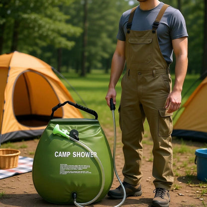 Portable Camping Shower Bag- Durable Outdoor Shower With Adjustable Hose, Lightweight And Easy To Store, Camping, Beach, RV, And Backyard Use, Enjoy A Shower Anytime, Camping Shower| Adjustable Hose