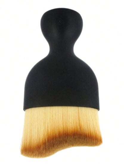 Portable Car Dusting Brush, Soft Fine Bristle Brush Head, Minimalist Design, Suitable For Cleaning Car Interior Gaps, Such As Center Console, Screen Frame, Air Vent And Door Trim