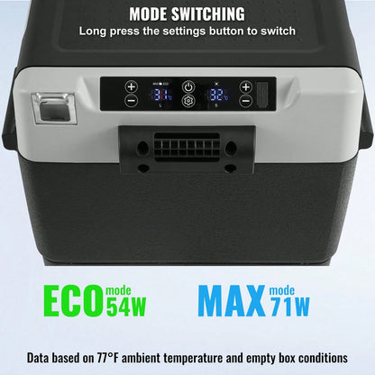Portable Car Refrigerator, 12 Volt Car Refrigerator Fridge, 58 L/ 61.5 QT Dual Zone Portable Freezer,-4℉-68℉ Adjustable Temperature, Compressor Cooler For Home, Outdoor, Camping, RV, Car