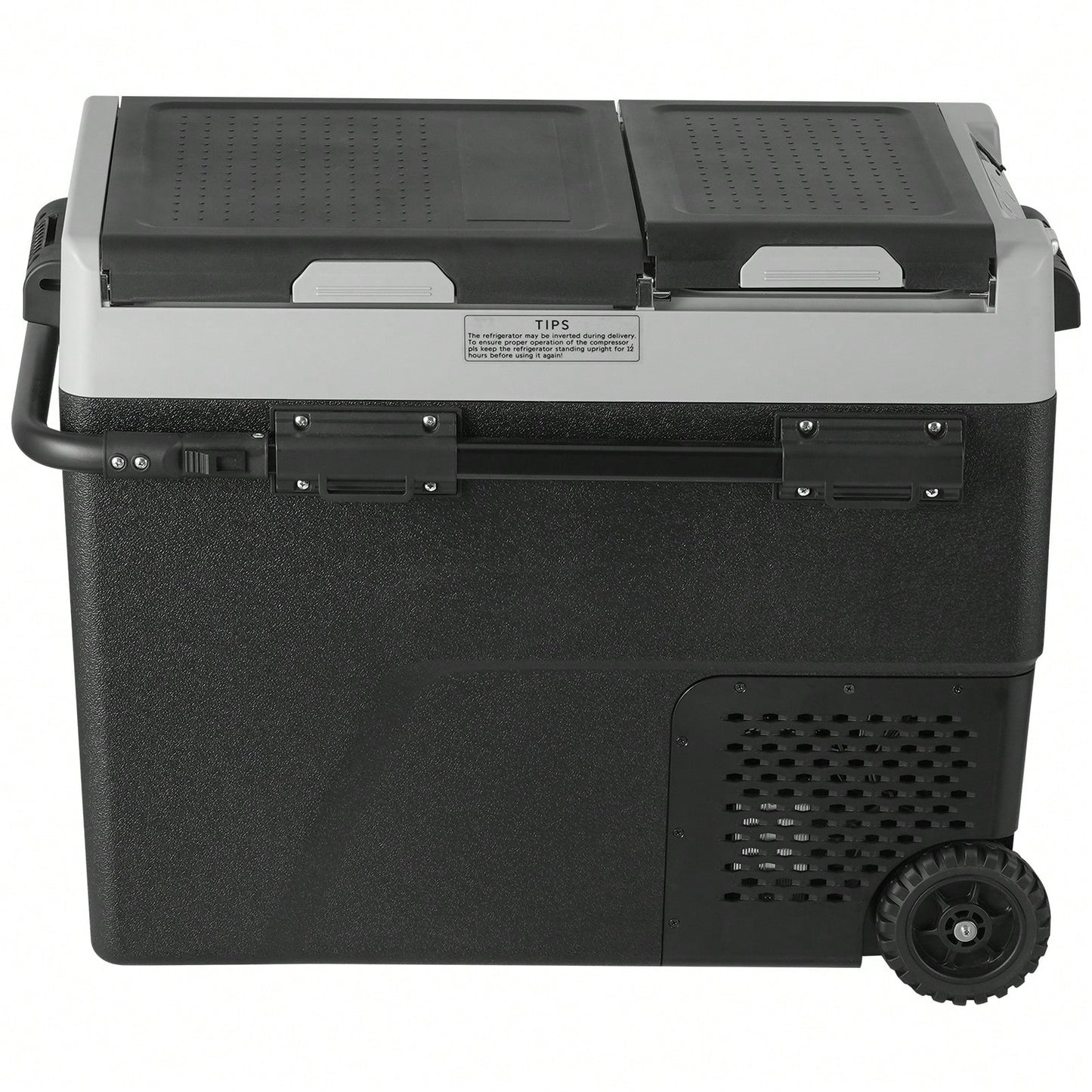 Portable Car Refrigerator, 12 Volt Car Refrigerator Fridge, 58 L/ 61.5 QT Dual Zone Portable Freezer,-4℉-68℉ Adjustable Temperature, Compressor Cooler For Home, Outdoor, Camping, RV, Car