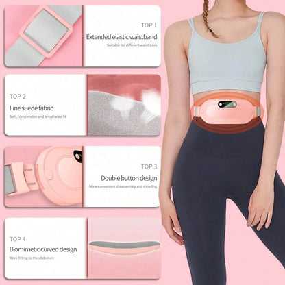 Portable Cordless Heating Pad: 3 Heat Levels 3 Massage Modes, 3S Fast Heating, Electric Heating Pad,Gifts For Women