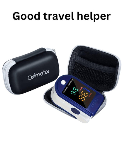 Portable Fingertip Pulse Oximeter & Carrying Case/Single Pulse Oximeter/Single Pulse Oximeter Carrying Bag: Heart Rate Monitor- This Product Does Not Include Batteries! Please Use AAA Batteries, Pay